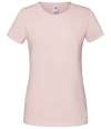 SS720 614240 Fruit of the Loom Ladies Iconic 195 T-Shirt Powder Rose colour image